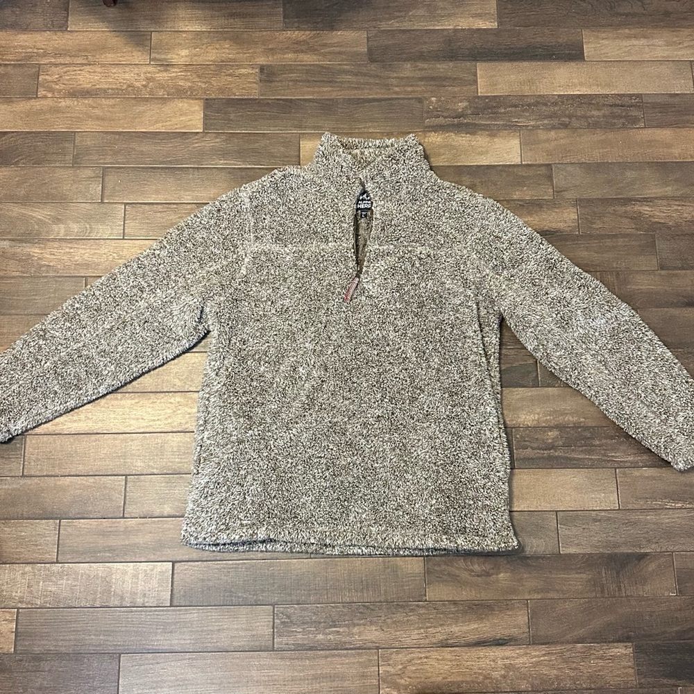 Like New Brown/Cream Alpine Sherpa